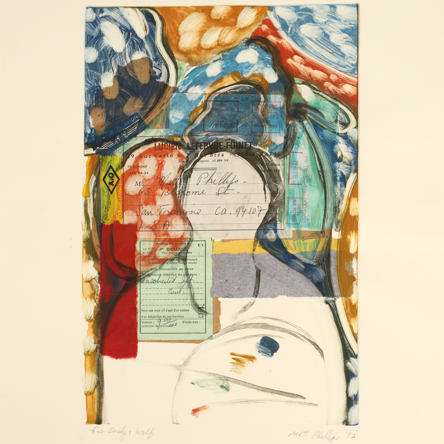 MATT PHILLIPS, MIXED MEDIA COLLAGE,
