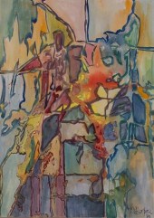 MATT ROPER WATERCOLOR ON PAPER