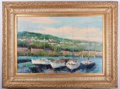 MATT THOMAS OIL ON CANVAS HARB