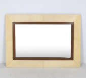 MATTALIANO VELLUM & OAK MIRROR