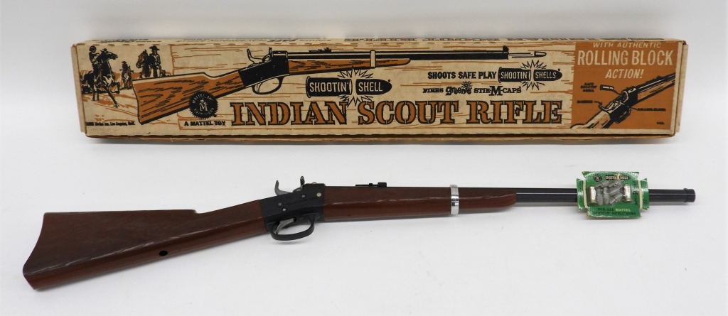 MATTEL INDIAN SCOUT SHOOTIN SHELL