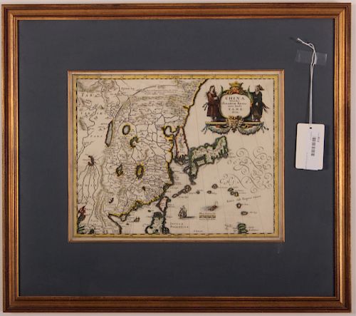 MATTHAUS MERIAN, CHINA MAP,