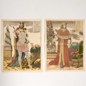 MATTHAUS SEUTTER, PAIR ALLEGOR