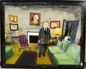 MATTHEW DENNISON OIL ON LINEN