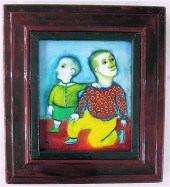 MATTHEW DENNISON OIL ON PANEL