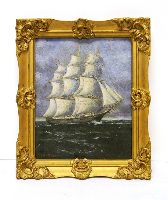 Matthew H.  oil on board 