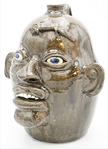 MATTHEW HEWELL, FACE JUG, "WITH