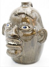 MATTHEW HEWELL, FACE JUG, "WIT