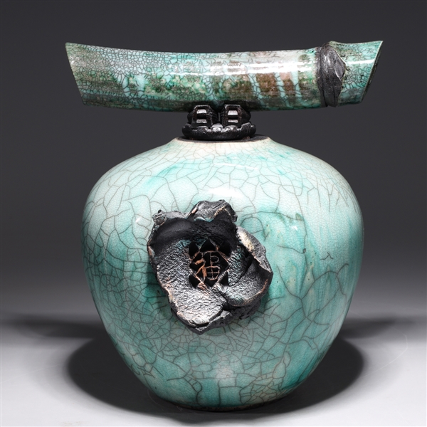 Matthew Lovein Raku Wish Keeper