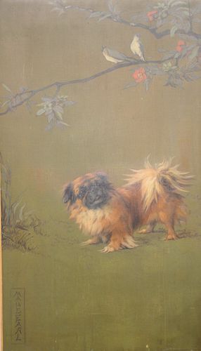 MAUD EARL (1864 - 1943) PEKINGESE