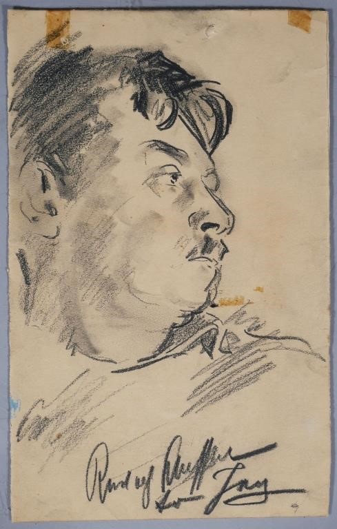 MAURICE BECKER, CHARCOAL