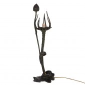 MAURICE BOUVAL, TEAZEL LAMP Ma