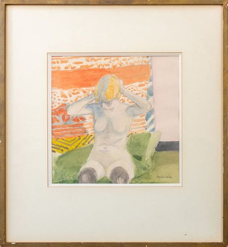 MAURICE BRIANCHON SEATED NUDE