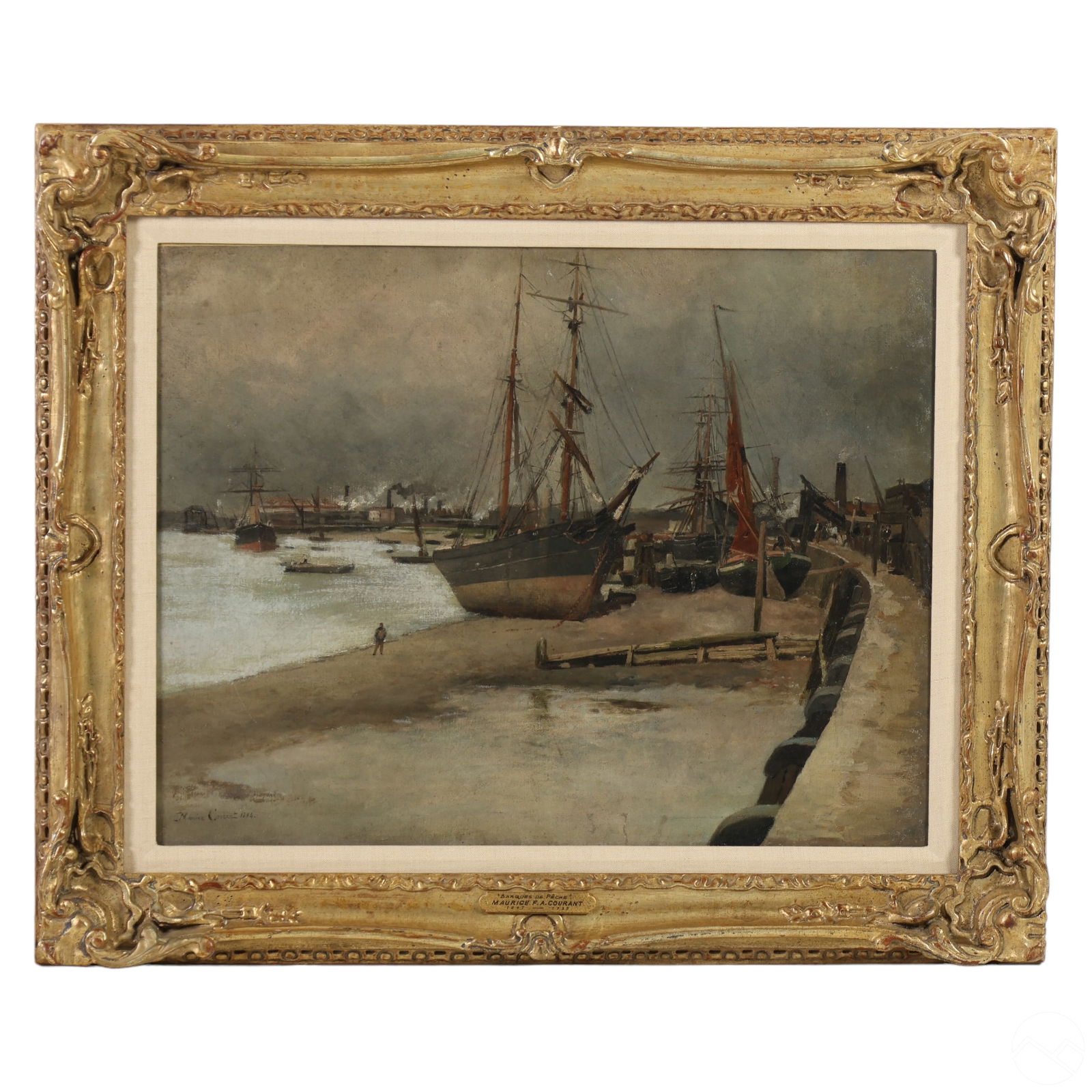 MAURICE COURANT 1847-1925 BOAT