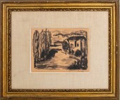 MAURICE DE VLAMINCK LANDSCAPE