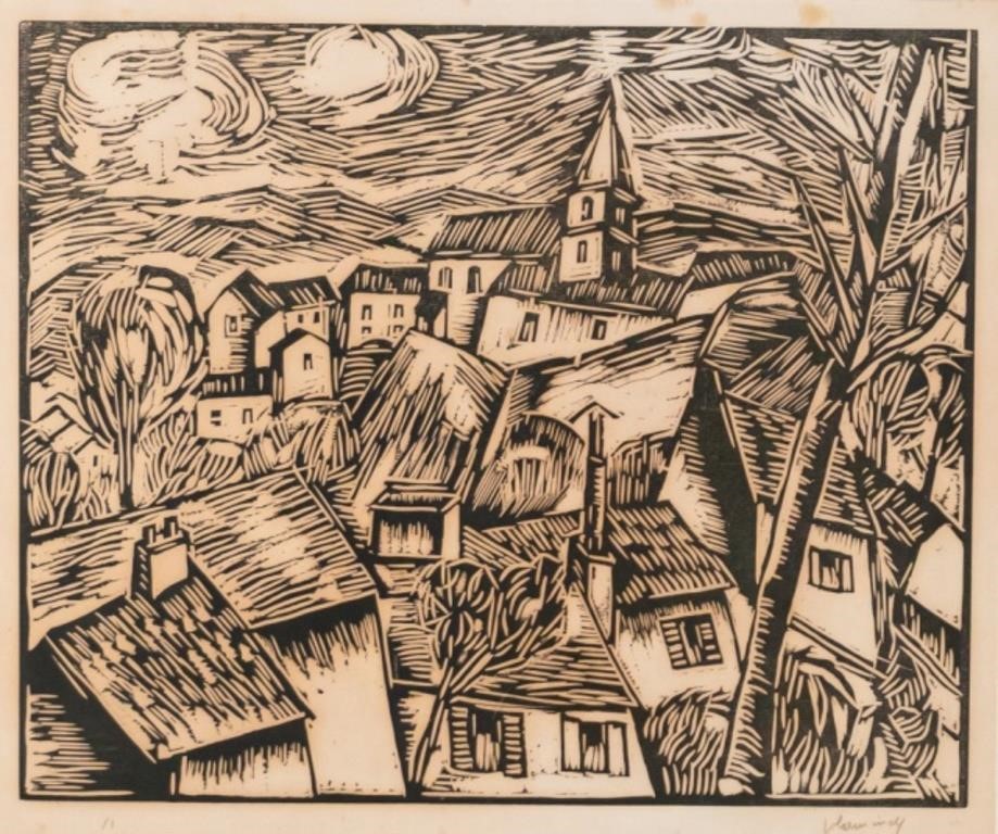 MAURICE DE VLAMNICK WOODCUT