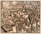 MAURICE DE VLAMNICK WOODCUT BO