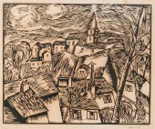 MAURICE DE VLAMNICK WOODCUT BO