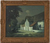 MAURICE GRUN O/C NIGHT LANDSCA