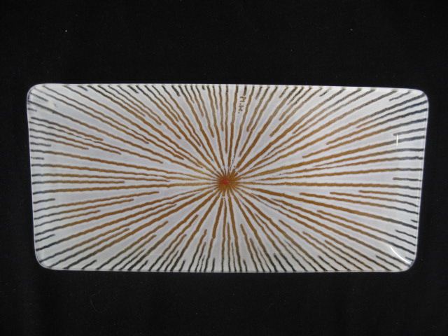 Maurice Heaton Art Glass Tray art