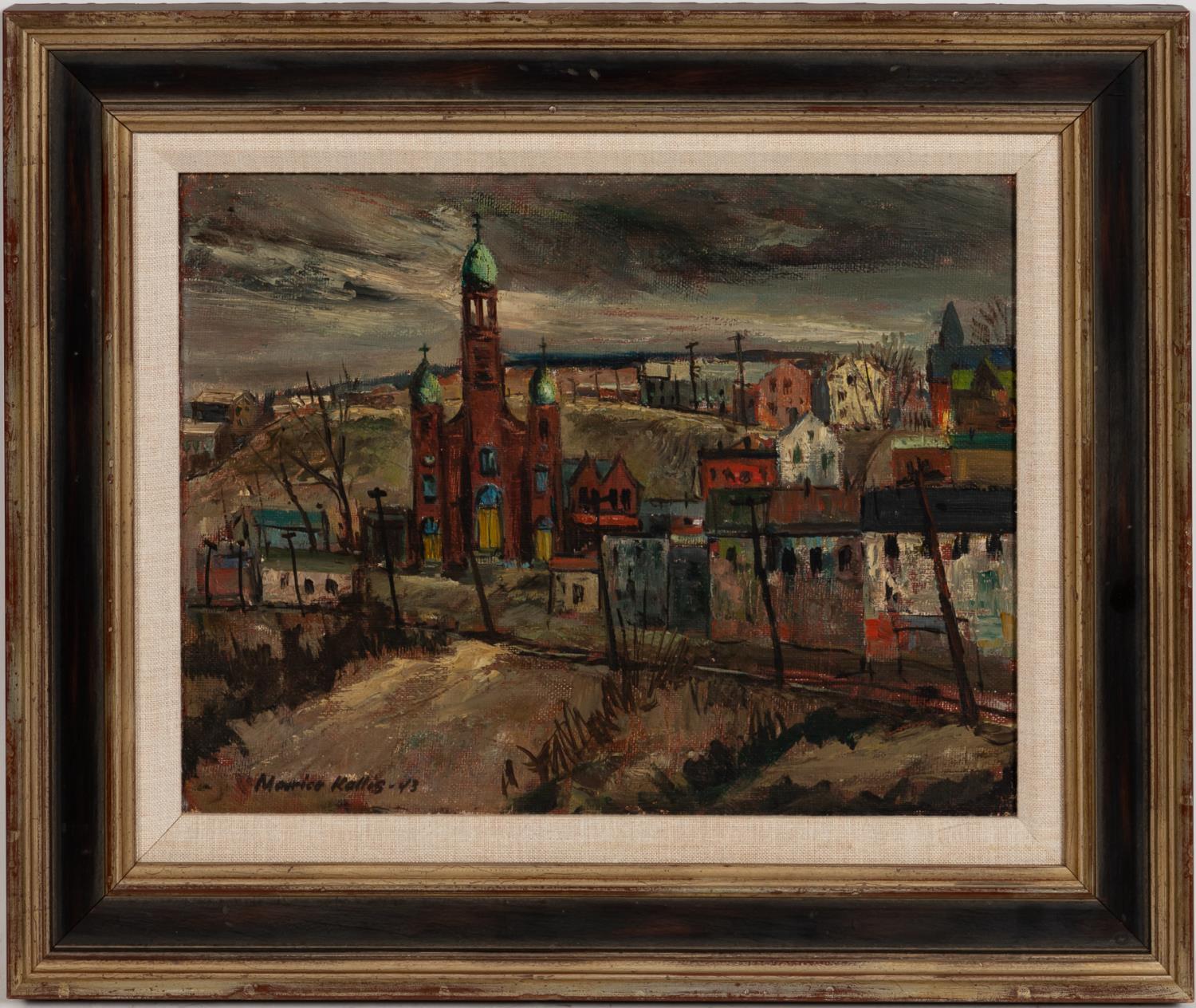 MAURICE KALLIS, MODERN OIL ON
