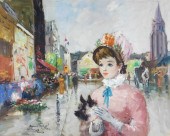 MAURICE RENARD, (20TH C), OIL