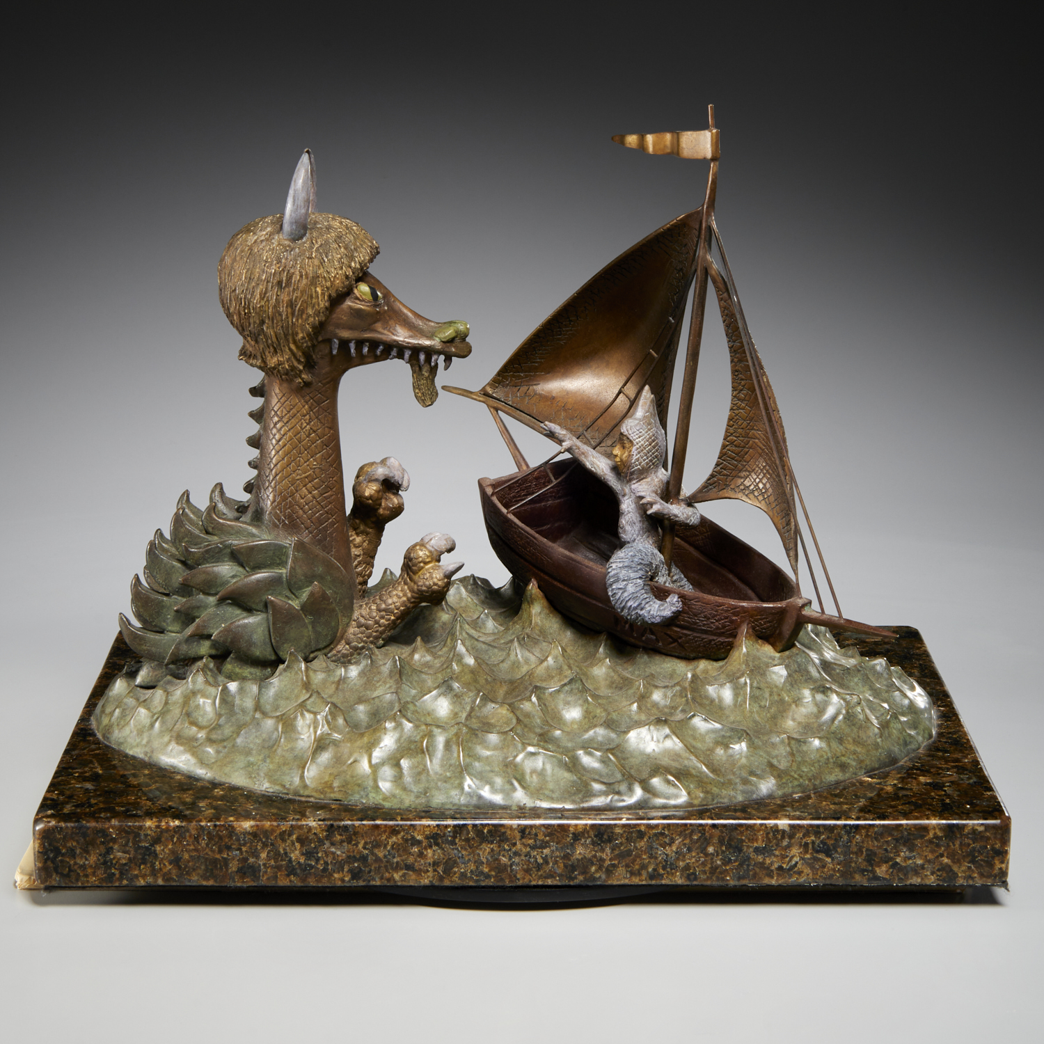 MAURICE SENDAK, BRONZE SCULPTURE,