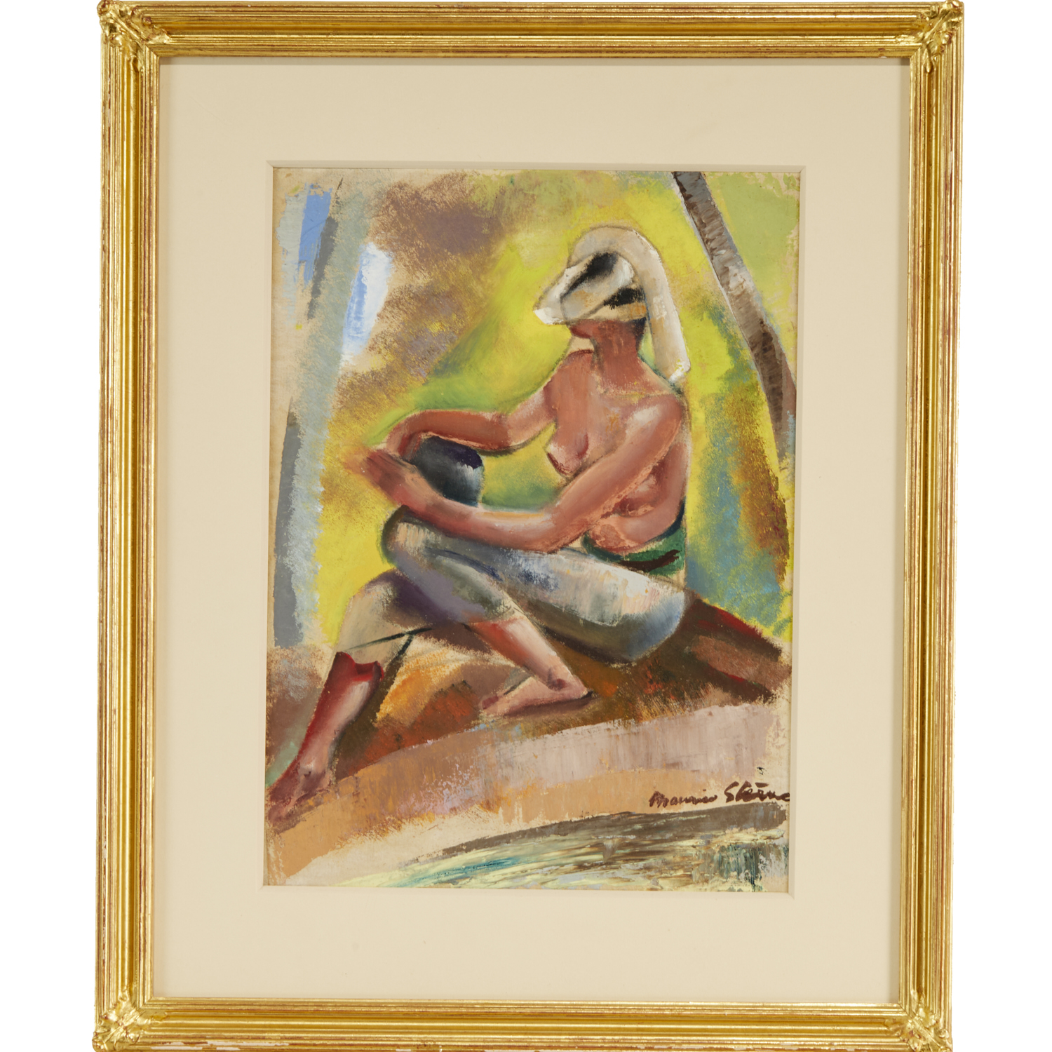 MAURICE STERNE, GOUACHE ON PAPER