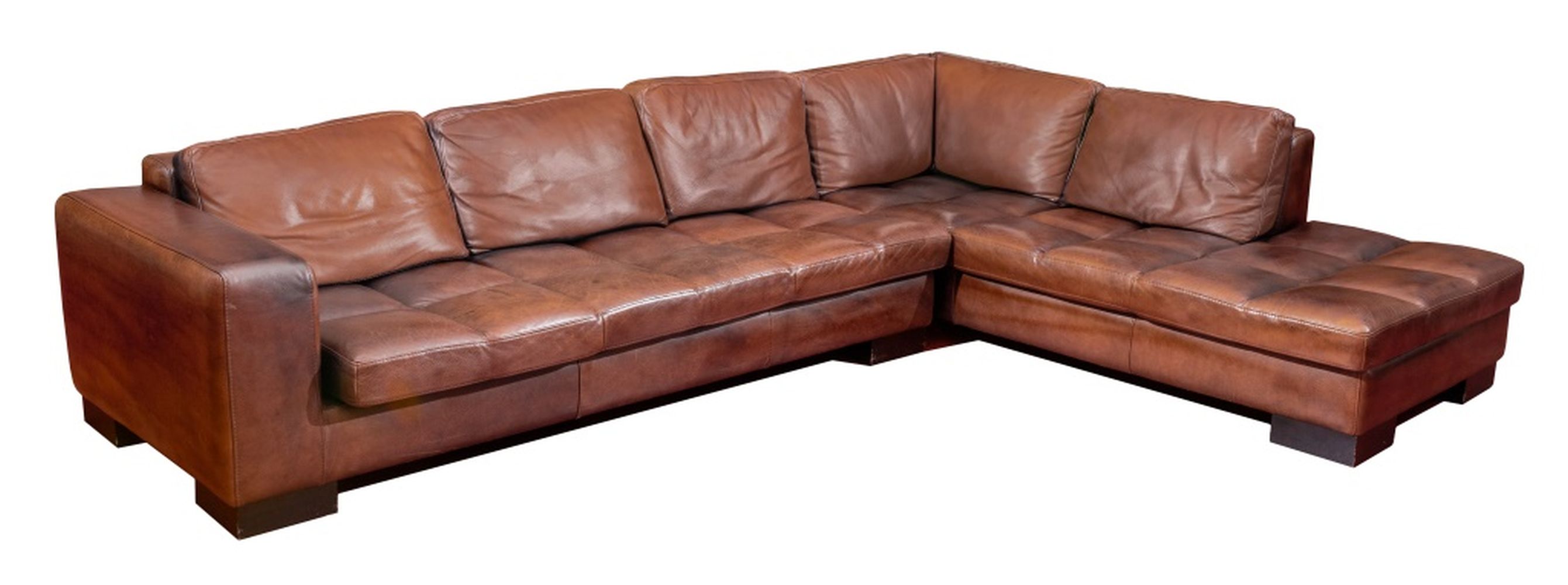 MAURICE VILLENCY BROWN LEATHER