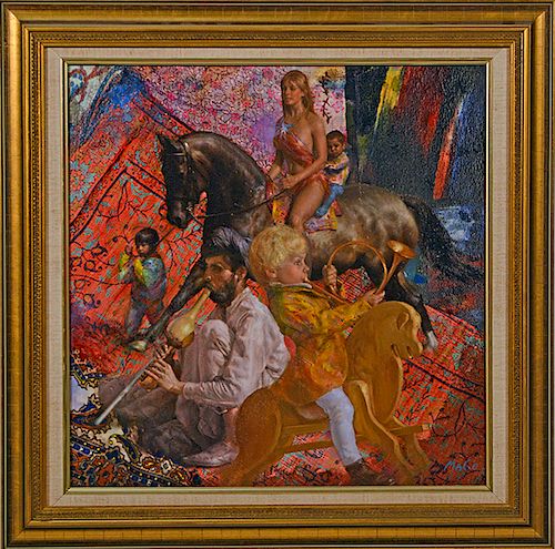 MAURIZIO MAGO (20TH C. ITALIAN) OIL