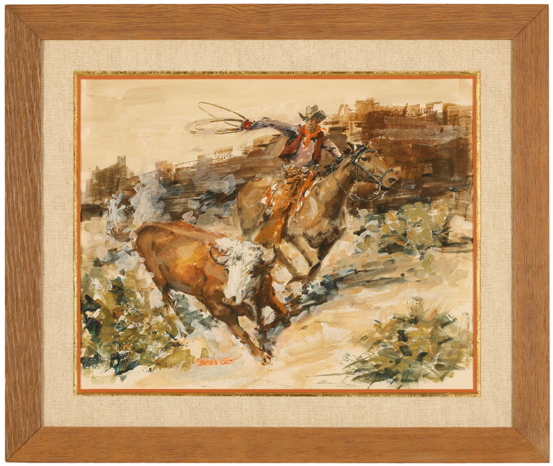 ''Maverick'' Cowboy Roping Steer