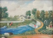 MAVIQUE, GARDEN SCENE WITH FIG