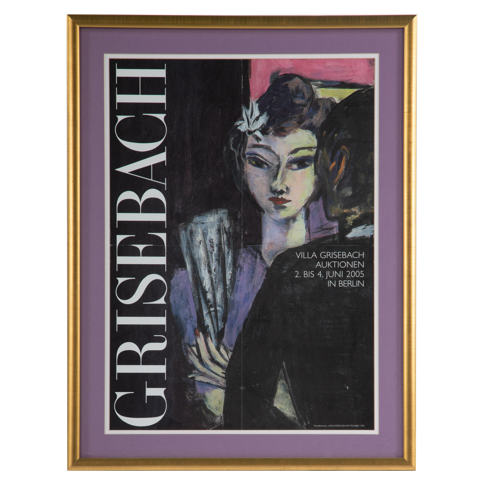 MAX BECKMANN. GREISEBACH AUCTION,