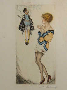 Max Brunning. A colour print of a