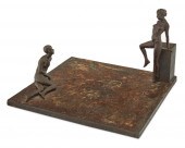 MAX DEMOSS (B. 1947), TWO FIGU