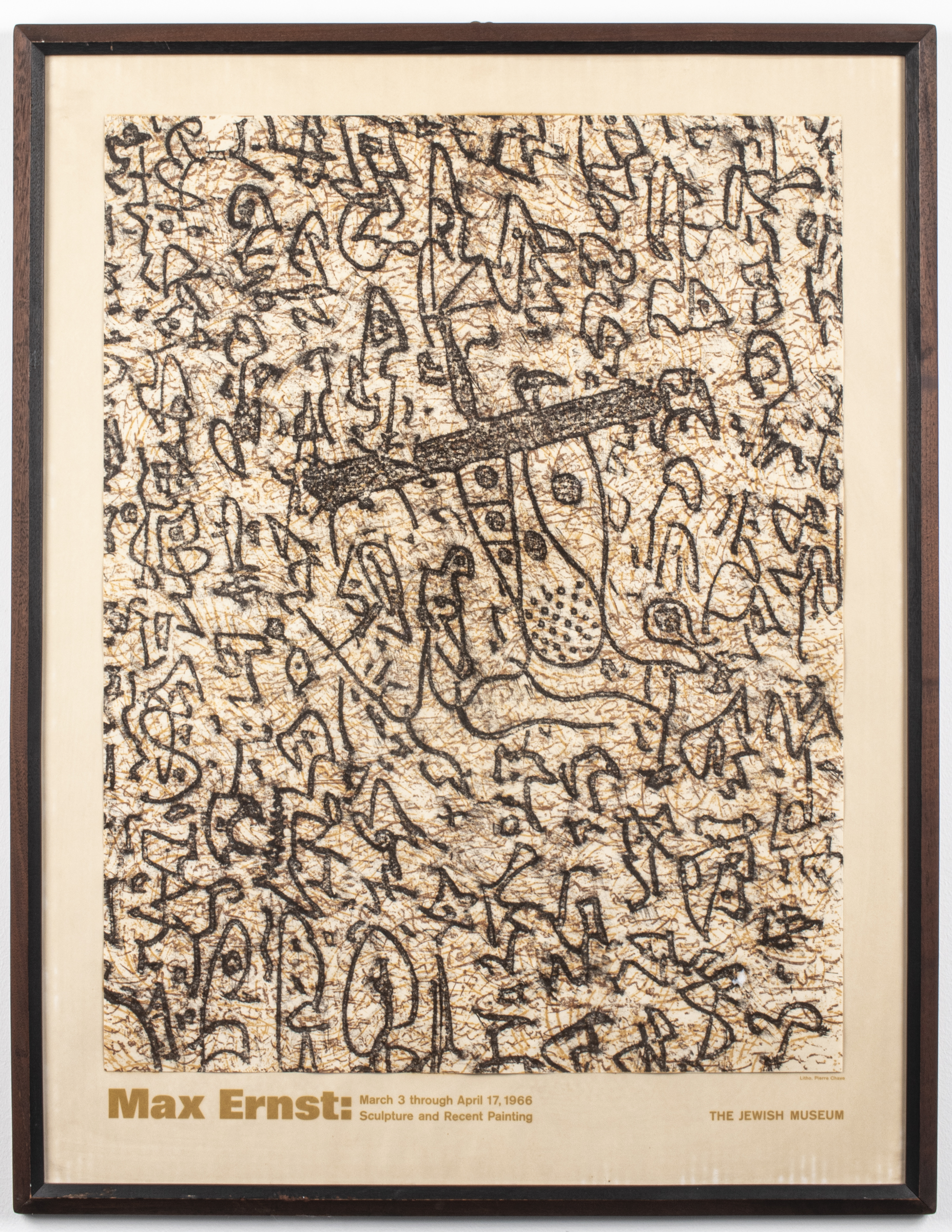 MAX ERNST POSTER FOR THE JEWISH
