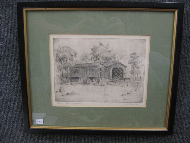 Max Ferekes etching covered