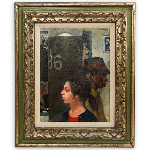 MAX GINSBURG (FRANCE, B 1931) OIL