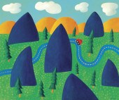 MAX GROVER ACRYLIC ON BOARD (P
