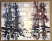 MAX GUNTHER, OIL ON CANVAS, AB