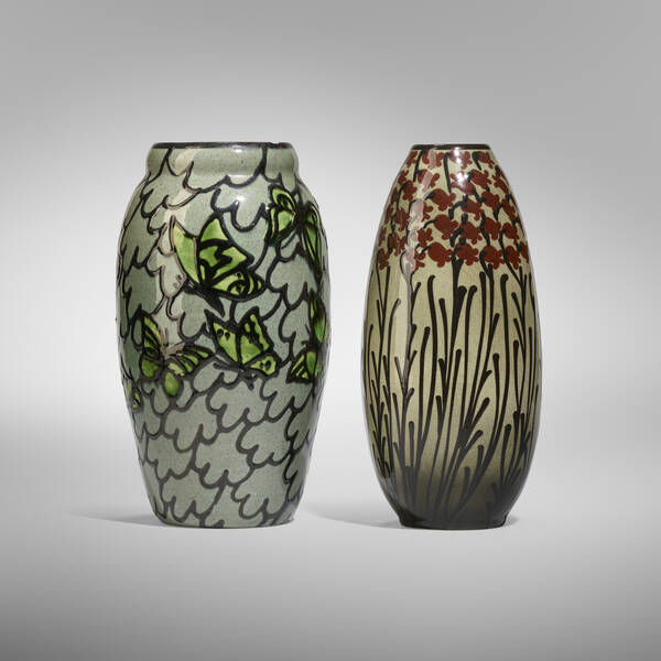Max Laeuger. Vases, set of two.
