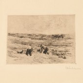 MAX LIEBERMANN, ETCHING, 1896