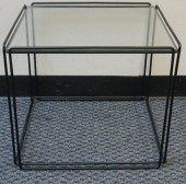 MAX SAUZE GLASS TOP 'CUBE' TAB