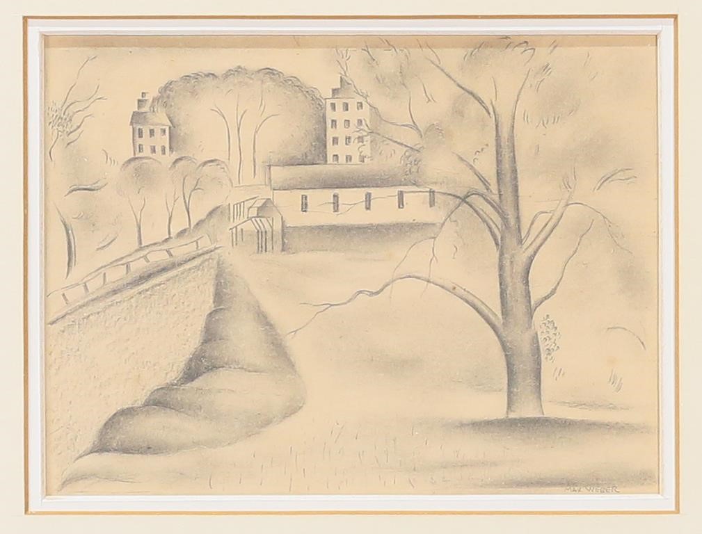 MAX WEBER GRAPHITE ON PAPER