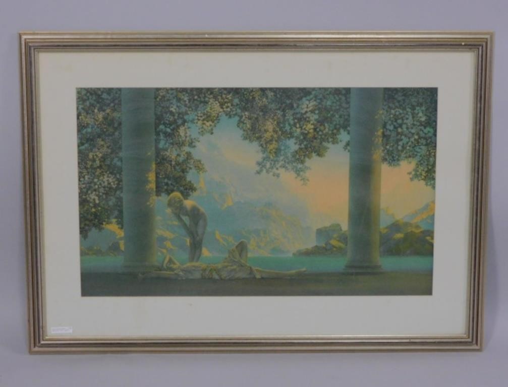 MAXFIELD PARRISH (1870-1966, NH)