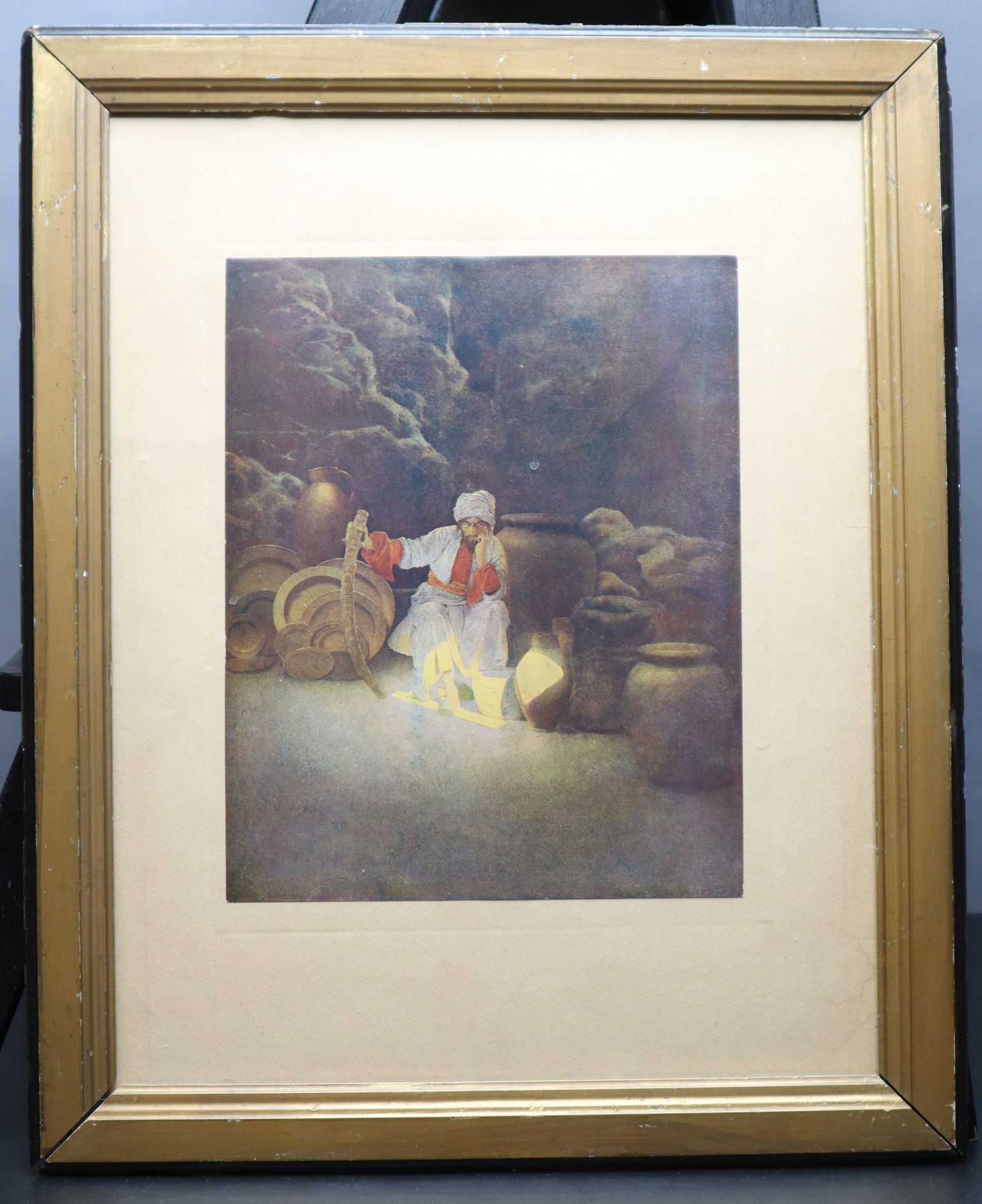 MAXFIELD PARRISH CASSIM IN THE CAVE