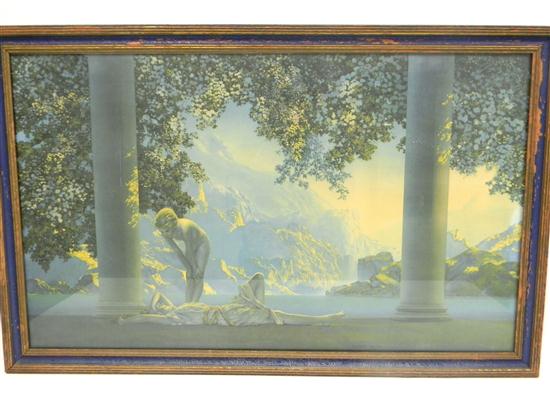 Maxfield Parrish print ''Daybreak''