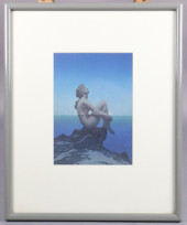 MAXFIELD PARRISH STARS, FRAMED