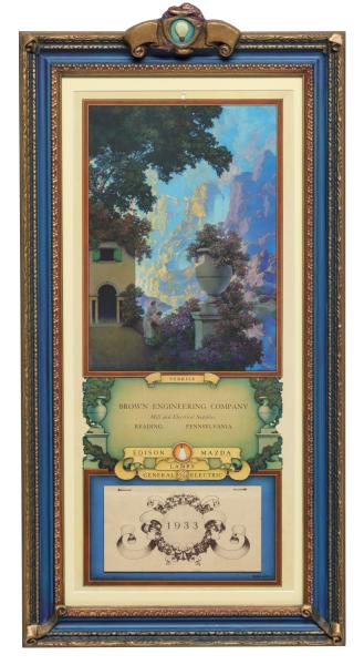 MAXFIELD PARRISH 'SUNRISE' CALENDAR