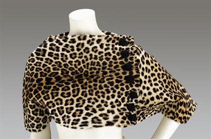 Maximilian leopard capelet   